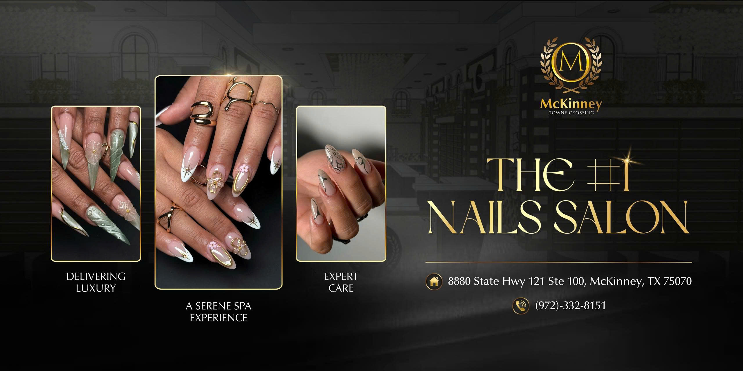 Milano Nail Spa McKinney Towne Crossing – Your Luxury Nail Destination in McKinney, TX
