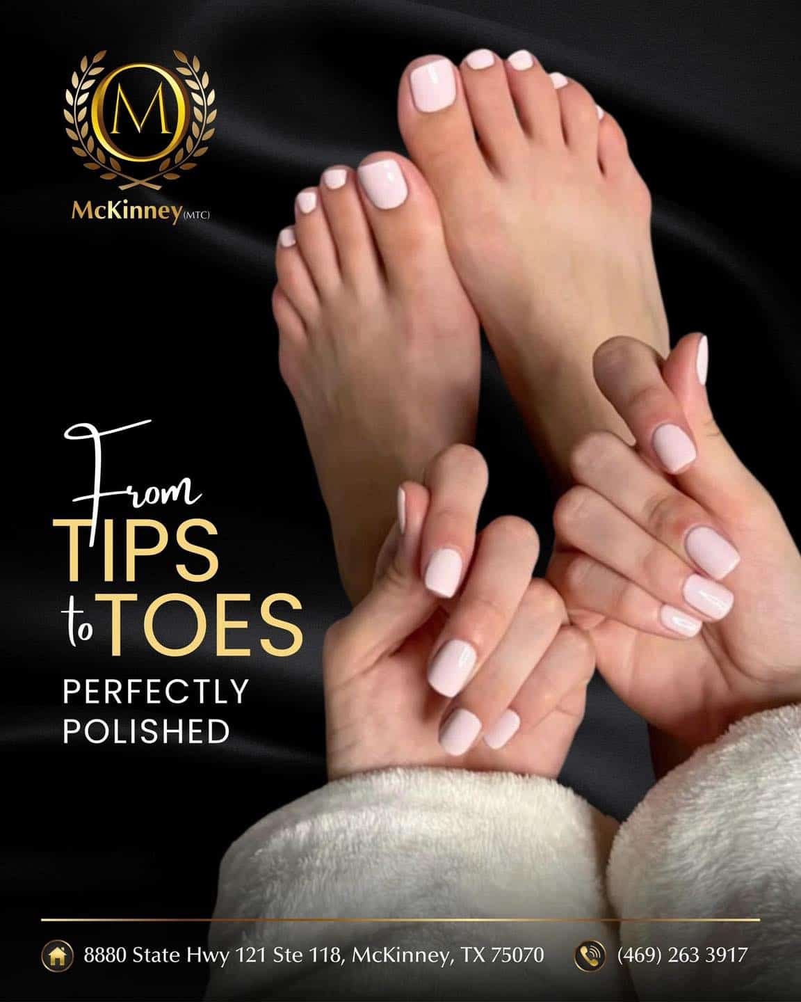 Signs you need a professional pedicure at Milano McKinney